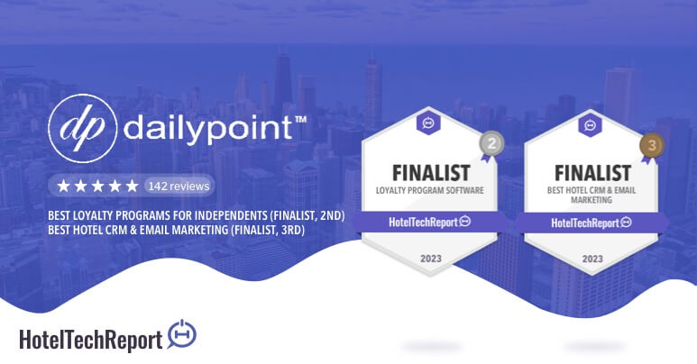 HotelTechAwards: dailypoint ausgezeichnet in den Kategorien Loyalty Programme und Hotel CRM